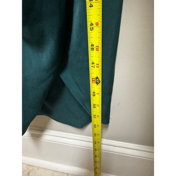 Shona Joy Draped Halter Tulip Gown Size 4 NWT Rusched Green Formal Holiday - Picture 11 of 11